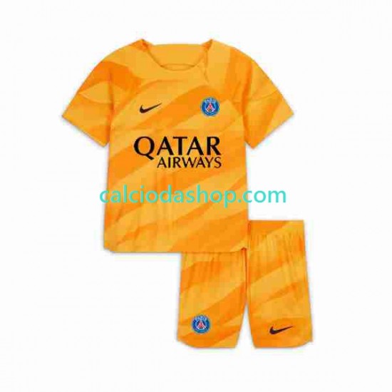 Maglia Portiere Paris Saint-Germain Gara Away Completo Bambino 2-13 Anni 2023-2024 MC