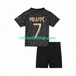 Maglia Paris Saint-Germain Mbappé Kylian 7 Gara Terza Completo Bambino 2-13 Anni 2023-2024 MC