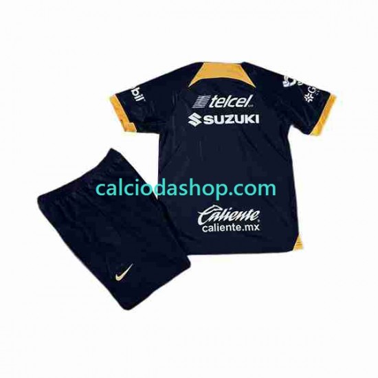 Maglia Pumas UNAM Gara Away Completo Bambino 2-13 Anni 2023-2024 MC