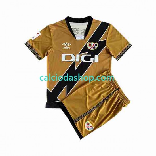 Maglia Rayo Vallecano Gara Terza Completo Bambino 2-13 Anni 2023-2024 MC