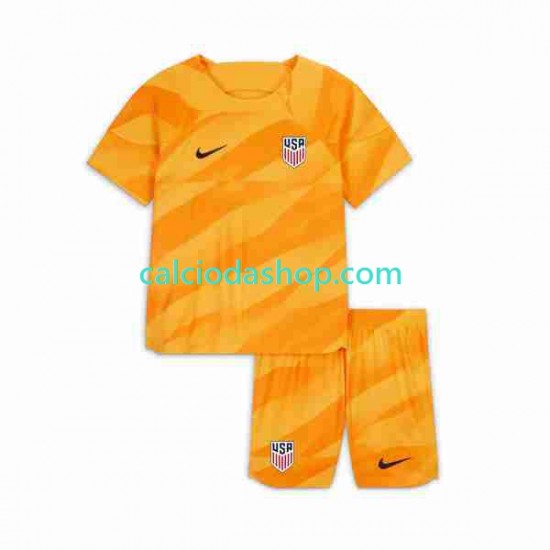 Maglia Portiere Stati Uniti Gara Away Completo Bambino 2-13 Anni 2023-2024 MC