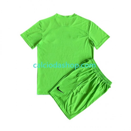 Maglia VfL Wolfsburg Gara Home Completo Bambino 2-13 Anni 2023-2024 MC