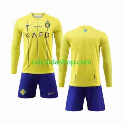 Maglia Al-Nassr Gara Home Completo Bambino 2-13 Anni 2023-2024 ML