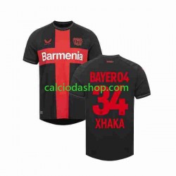 Maglia Bayer 04 Leverkusen Granit Xhaka 34 Gara Home Uomo 2023-2024 MC