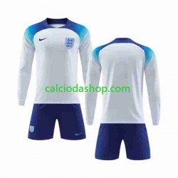 Maglia Inghilterra Gara Home Completo Bambino 2-13 Anni Mondiali 2022 ML