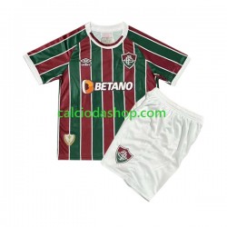 Maglia Fluminense Gara Home Completo Bambino 2-13 Anni 2023-2024 MC