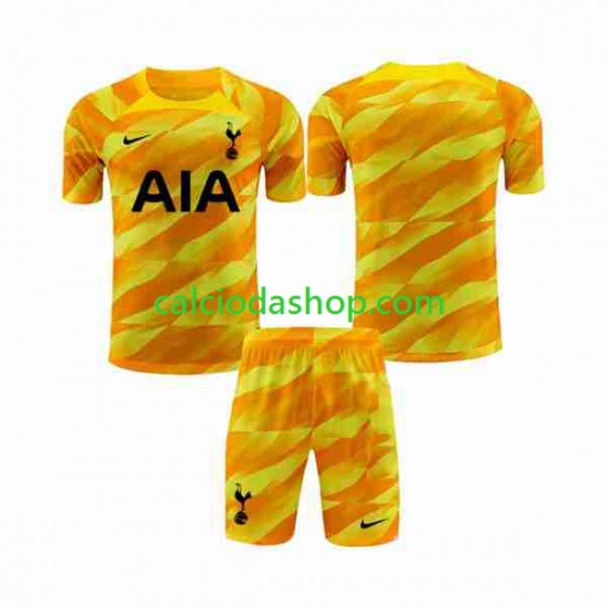 Maglia Portiere Tottenham Hotspur Gara Away Completo Bambino 2-13 Anni 2023-2024 MC Arancia