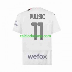 Maglia AC Milan Christian Pulisic 11 Gara Away Uomo 2023-2024 MC