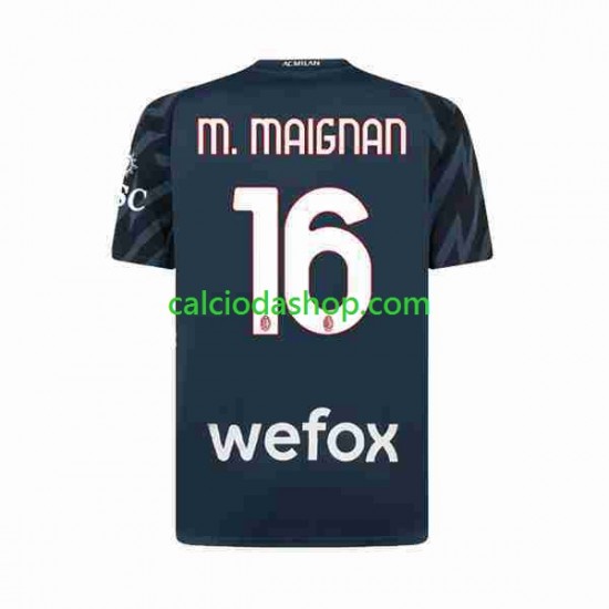 Maglia Portiere AC Milan Mike Maignan 16 Gara Terza Uomo 2023-2024 MC