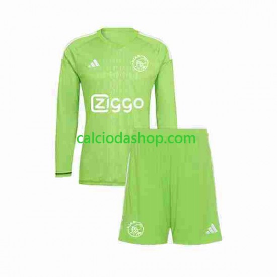 Maglia Portiere AFC Ajax Gara Home Completo Bambino 2-13 Anni 2023-2024 ML