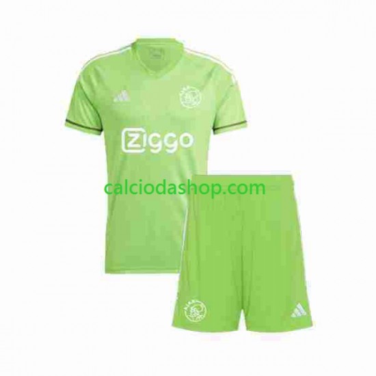 Maglia Portiere AFC Ajax Gara Home Completo Bambino 2-13 Anni 2023-2024 MC