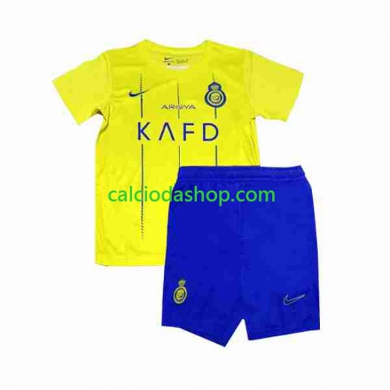 Maglia Al-Nassr Ronaldo 7 Gara Home Completo Bambino 2-13 Anni 2023-2024 MC