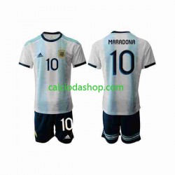 Maglia Argentina Maradona 10 2019-2020 Gara Home Completo Bambino 2-13 Anni MC