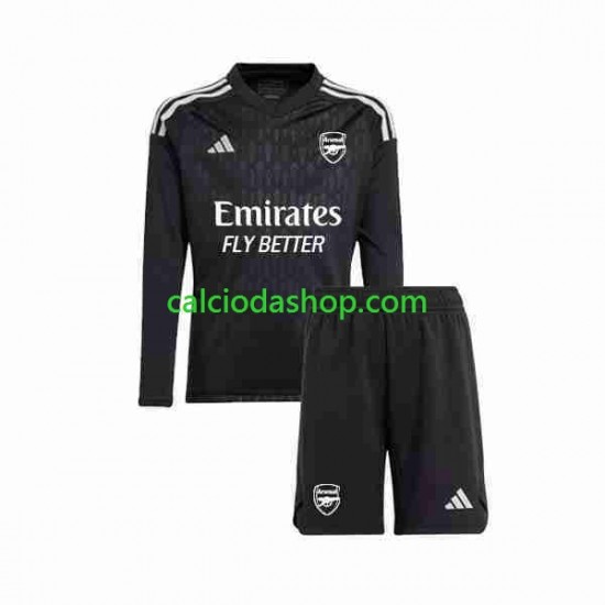 Maglia Portiere Arsenal Gara Home Completo Bambino 2-13 Anni 2023-2024 ML