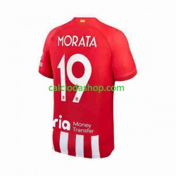 Maglia Atlético Madrid 2 Alvaro Morata 19 Gara Home Uomo 2023-2024 MC