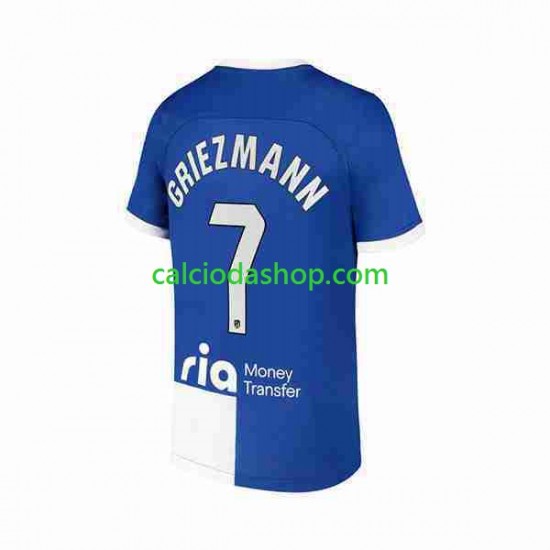 Maglia Atlético Madrid 2 Antoine Griezmann 7 Gara Away Uomo 2023-2024 MC