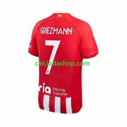 Maglia Atlético Madrid 2 Antoine Griezmann 7 Gara Home Uomo 2023-2024 MC