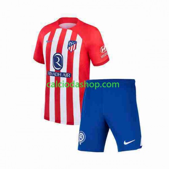 Maglia Atlético Madrid 2 Gara Home Completo Bambino 2-13 Anni 2023-2024 MC