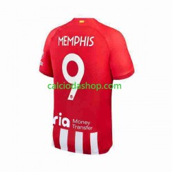 Maglia Atlético Madrid 2 Memphis Depay 9 Gara Home Uomo 2023-2024 MC