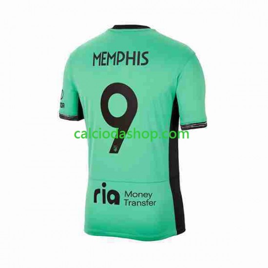 Maglia Atlético Madrid 2 Memphis Depay 9 Gara Terza Uomo 2023-2024 MC