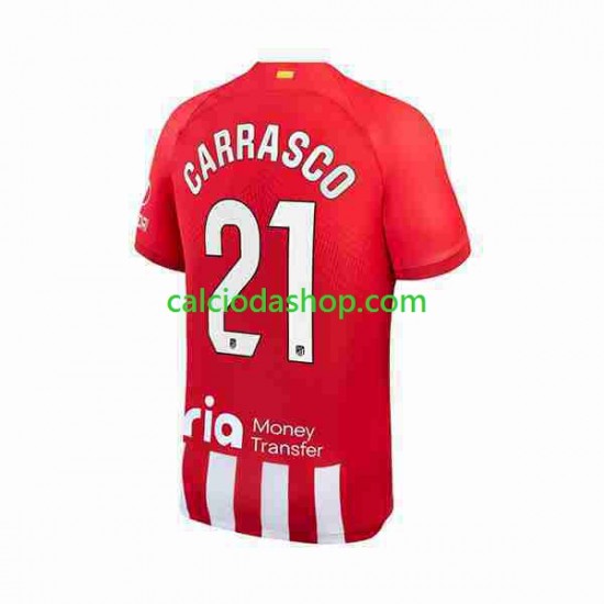 Maglia Atlético Madrid 2 Yannick Carrasco 21 Gara Home Uomo 2023-2024 MC