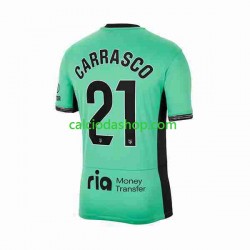 Maglia Atlético Madrid 2 Yannick Carrasco 21 Gara Terza Uomo 2023-2024 MC