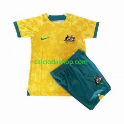 Maglia Australia Gara Home Completo Bambino 2-13 Anni 2022 MC