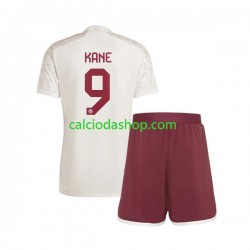 Maglia FC Bayern München Harry Kane 9 Gara Terza Completo Bambino 2-13 Anni 2023-2024 MC