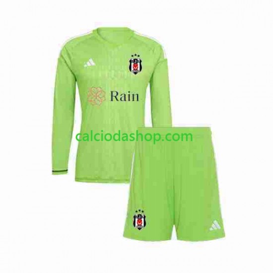 Maglia Portiere Besiktas Gara Away Completo Bambino 2-13 Anni 2023-2024 ML