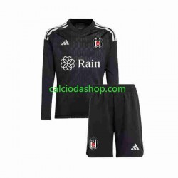 Maglia Portiere Besiktas Gara Home Completo Bambino 2-13 Anni 2023-2024 ML