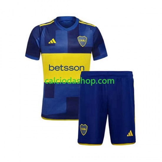 Maglia CA Boca Juniors Gara Home Completo Bambino 2-13 Anni 2023-2024 MC