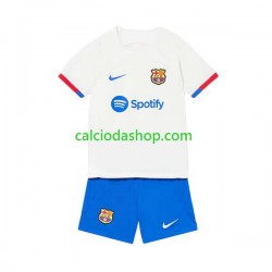 Maglia FC Barcelona Gara Away Completo Bambino 2-13 Anni 2023-2024 MC