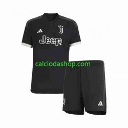 Maglia Juventus Gara Terza Completo Bambino 2-13 Anni 2023-2024 MC