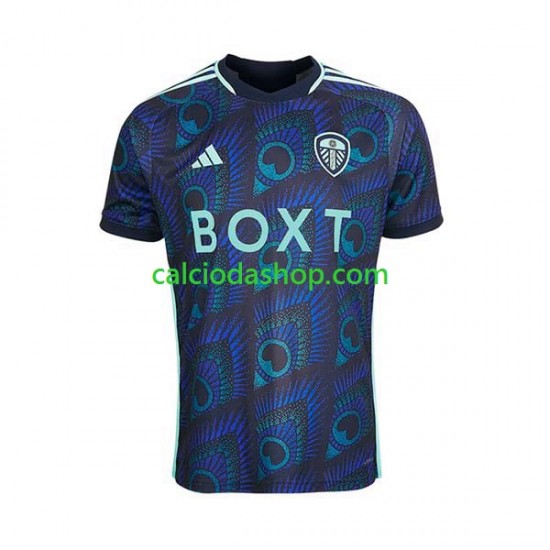 Maglia Leeds United Gara Away Uomo 2023-2024 MC