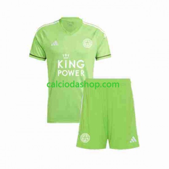 Maglia Portiere Leicester City Gara Away Completo Bambino 2-13 Anni 2023-2024 MC