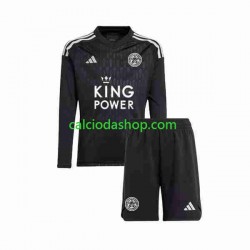 Maglia Portiere Leicester City Gara Terza Completo Bambino 2-13 Anni 2023-2024 ML