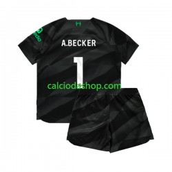 Maglia Portiere Liverpool A.Becker 1 Gara Away Completo Bambino 2-13 Anni 2023-2024 MC