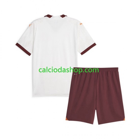 Maglia Manchester City Gara Away Completo Bambino 2-13 Anni 2023-2024 MC