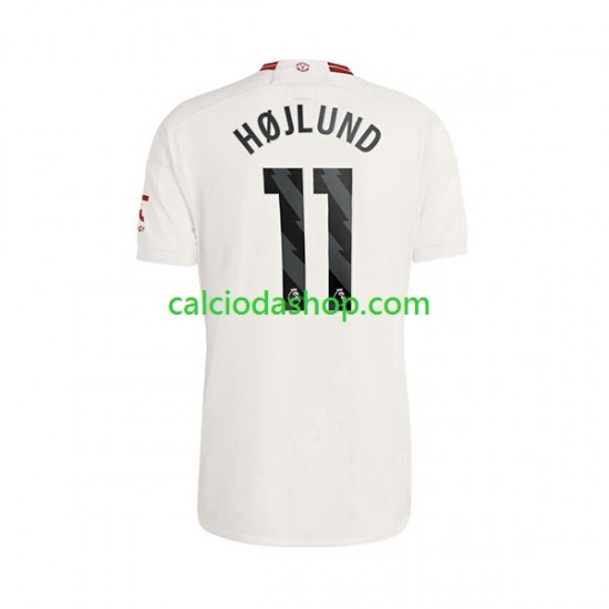 Maglia Manchester United Rasmus Hojlund 11 Gara Terza Uomo 2023-2024 MC