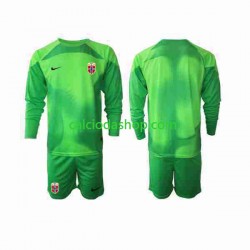 Maglia Portiere Norvegia Gara Home Completo Bambino 2-13 Anni 2022 ML