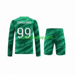 Maglia Portiere Paris Saint-Germain Donnarumma 99 Gara Home Completo Bambino 2-13 Anni 2023-2024 ML