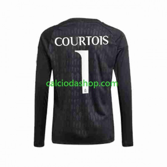 Maglia Portiere Real Madrid Thibaut Courtois 1 Gara Away Uomo 2023-2024 ML