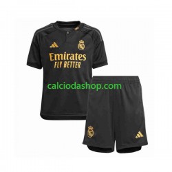 Maglia Real Madrid Gara Terza Completo Bambino 2-13 Anni 2023-2024 MC