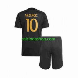 Maglia Real Madrid Modrić Luka 10 Gara Terza Completo Bambino 2-13 Anni 2023-2024 MC