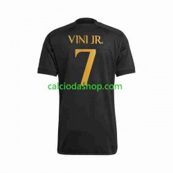 Maglia Real Madrid Vini Jr 7 Gara Terza Uomo 2023-2024 MC