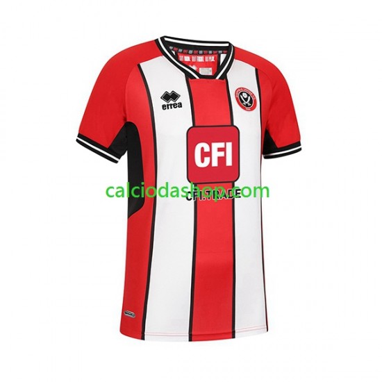 Maglia Sheffield United Gara Home Uomo 2023-2024 MC