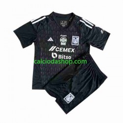 Maglia Portiere Tigres UANL Gara Away Completo Bambino 2-13 Anni 2023-2024 MC