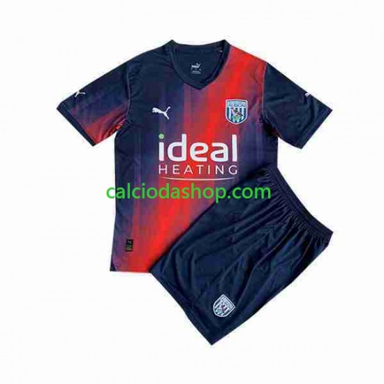 Maglia West Bromwich Albion Gara Terza Completo Bambino 2-13 Anni 2023-2024 MC