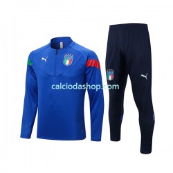 Italia 2022-2023 Tute Felpe da Allenamento Blu SKU001