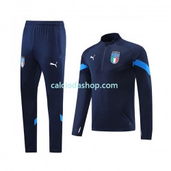 Italia 2022-2023 Tute Felpe da Allenamento Blu SKU002